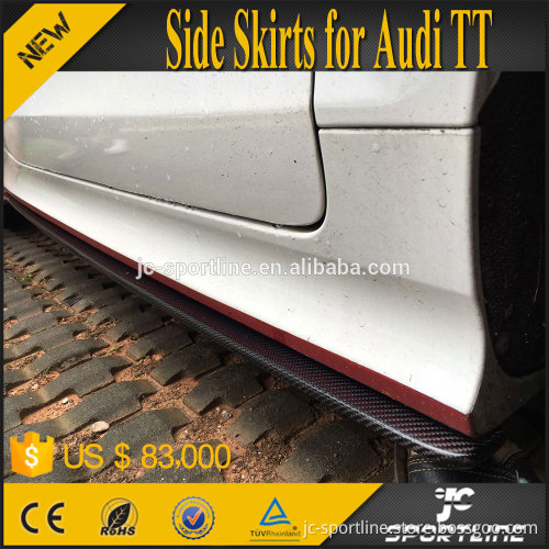 RS Style Carbon Fiber RSTT Side Skirts for Audi TT TTS Convertible 08-14